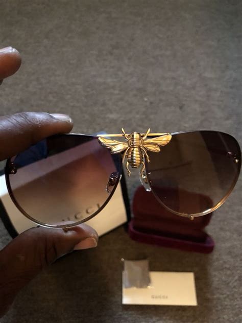 bee sunglasses gucci|authentic gucci sunglasses sale.